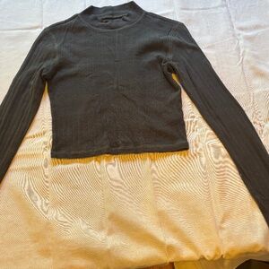 American Eagle Ribbed Long Sleeve Shirt size XS